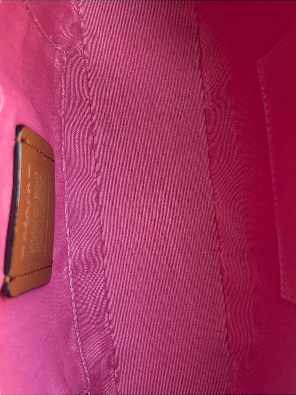 Coach Pink Mini Shoulder Bag with Gold Hardware - Picture 4 of 5